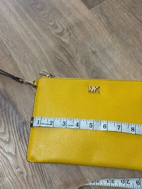Michael Kors Large Clutch Yellow Wristlet